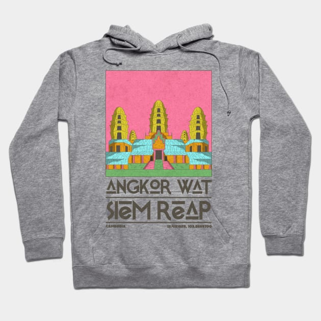 Angkor Wat, Siem Reap, Cambodia Hoodie by JDP Designs